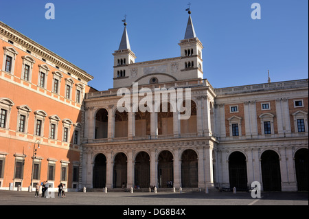 Italien, Rom, Basilika San Giovanni in Laterano, Loggia delle Benedizioni Stockfoto