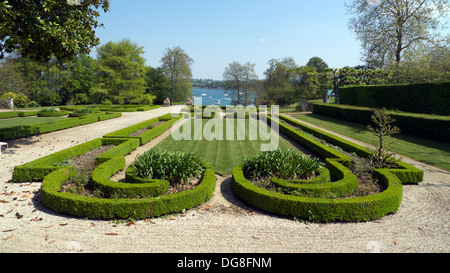 Gärten von le Montmarin, Pleurtuit, Bretagne, Frankreich Stockfoto