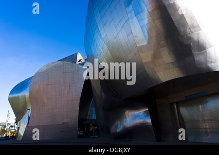 EMP Museum, zeitgenössischen populären Kultur gewidmet. Seattle, Washington, USA. Stockfoto