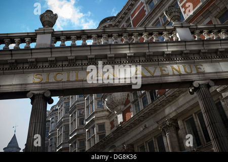 Sizilianische Avenue Holborn London Stockfoto