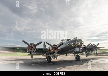 Memphis Belle. B-17 Flying Fortress. Duxford Stockfoto