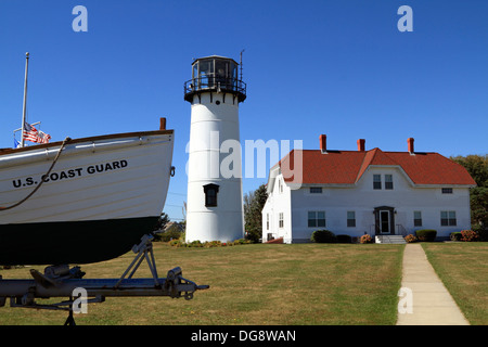 Chatham-Licht, Chatham, Cape Cod, Massachusetss, USA Stockfoto