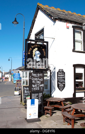 König Arthurs Arms Pub in Tintagel, Cornwall, uk Stockfoto