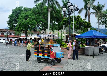 Parque Simon Bolivar in SANTA FE de ANTIOQUIA - Kolumbien Stockfoto
