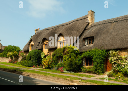 Reetdachhaus in Chipping Campden, Gloucestershire, England Stockfoto