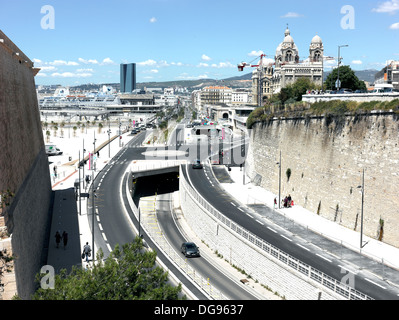 Marseille: La Joliette Stockfoto