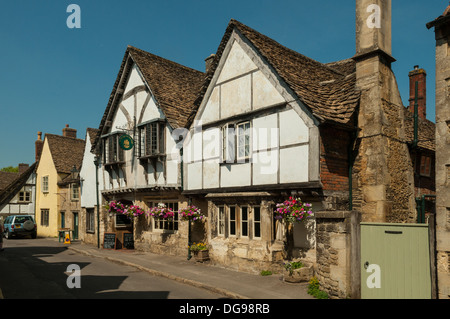 Alte Gebäude, Lacock, Wiltshire, England Stockfoto