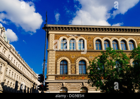 Architektur entlang der Andrássy Út - UNESCO-Welterbe-Status gegeben Stockfoto