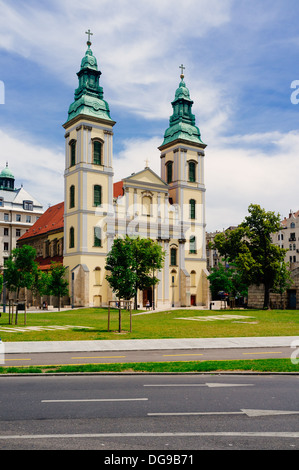 Belvárosi Plébániatemplom - Pfarrkirche Stockfoto