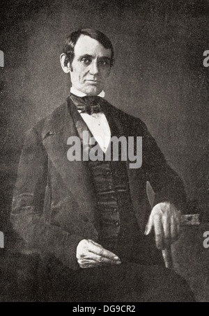 Abraham Lincoln, 1809-1865. 16. Präsident der Vereinigten Staaten von Amerika. Stockfoto