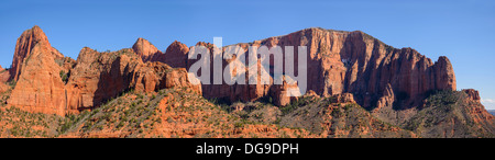 Panorama des Kolob Canyons, Zion Nationalpark, Utah, USA Stockfoto