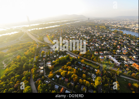Milleniumstower, Österreich, Wien, Wien, 22. Bezirk, Donaucity Stockfoto