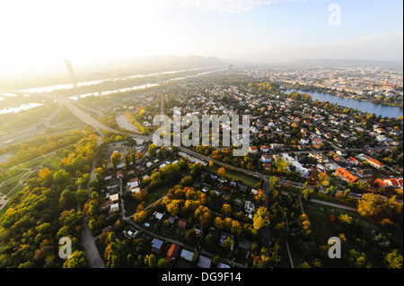 Milleniumstower, Österreich, Wien, Wien, 22. Bezirk, Donaucity Stockfoto