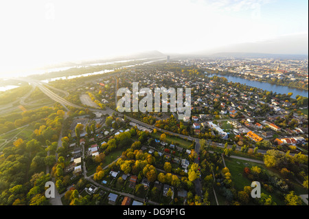 Milleniumstower, Österreich, Wien, Wien, 22. Bezirk, Donaucity Stockfoto