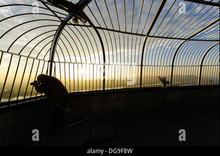 Wien, Donauturm, Österreich, 22. Bezirk, Donaucity Stockfoto
