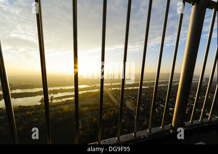 Milleniumstower, Österreich, Wien, Wien, 22. Bezirk, Donaucity Stockfoto