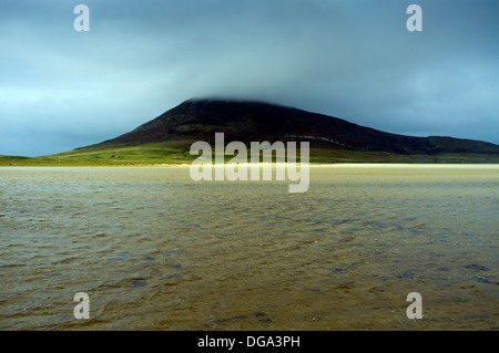 Scarista Beach in der Nähe von Leverburgh Insel Harris Western Isles Scotland UK Stockfoto