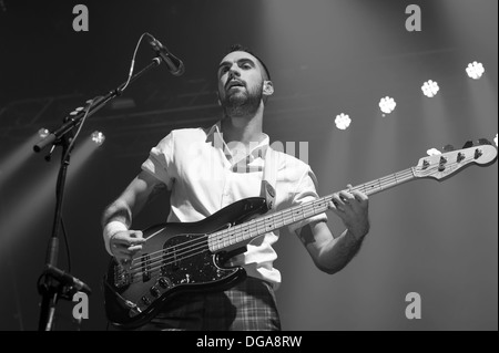 Nördlichen irischen Indie-Rock-Band führt Two Door Cinema Club am Zürich Openair Festival 2013. Stockfoto