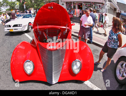 Oldtimer auf dem Display Sayville Long Island New York Stockfoto