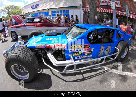 Oldtimer auf dem Display Sayville Long Island New York Stockfoto