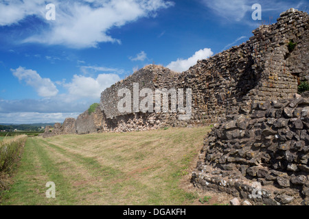 Mauern der römischen Stadt von Caerwent Venta Silurum Monmouthshire Gwent South East Wales UK Stockfoto