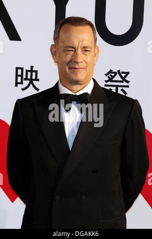 Tokio, Japan. 17. Oktober 2013. Tom Hanks besucht die Eröffnungsfeier des 26. Tokyo International Film Festival in Roppongi Hills am 17. Oktober 2013 in Tokio, Japan. Bildnachweis: Junko Kimura/Jana Press/ZUMAPRESS.com/Alamy Live-Nachrichten Stockfoto