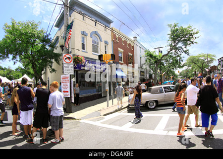 Sommer street fair Sayville Long Island New York City Stockfoto