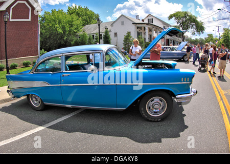 Oldtimer auf dem Display Sayville Long Island New York Stockfoto