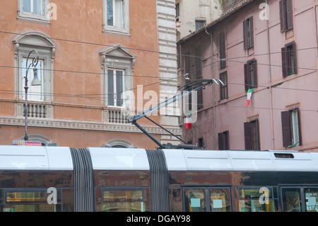 Straßenszene in Rom Italien Stockfoto