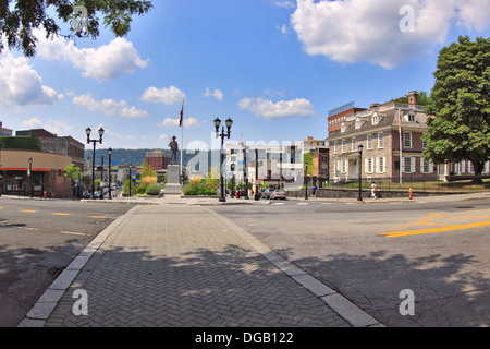 Manor House Square Yonkers New York Stockfoto