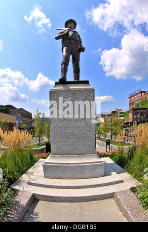 Kriegsdenkmal Manor House Square Yonkers New York Stockfoto