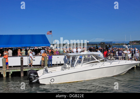 Greenport Hafen Long Island NewYork Stockfoto