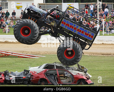 Scott Mays waghalsige Stuntshow Stockfoto