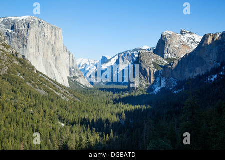 Der Tunnel-Blick auf Yosemite Valley, Kalifornien Stockfoto
