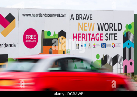 Kernland, ein Bergbau-Erbe-Park, der zum Teil Cornwalls Bergbau Erbe, Redruth, UK Erhaltung ist. Stockfoto