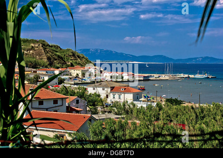 Sandige Insel Susak Hafen, Dalmatien, Kroatien Stockfoto