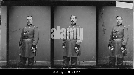 General Irvin McDowell, ein Offizier der US-Armee, der für seine Rolle während des Amerikanischen Bürgerkriegs bekannt ist, wurde in diesem historischen Bild festgehalten. Stockfoto
