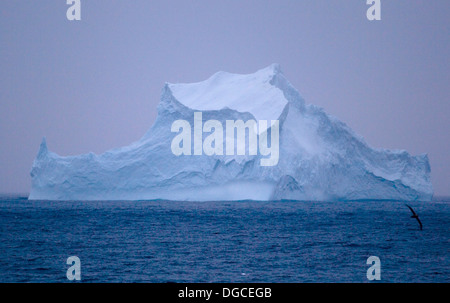 Eisberg unter der Eisscholle im Südpolarmeer, 180 Meilen nördlich von Ostantarktis, Antarktis Stockfoto