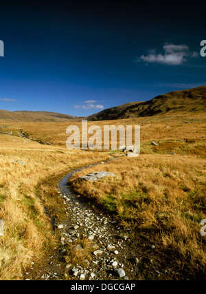 Pont Scethin, Ardudwy, Snowdonia, Wales, C18th Brücke über die Afon Ysgethin auf einem alten Weg von Viehtreiber und die von London nach Harlech Trainer verwendet. Stockfoto