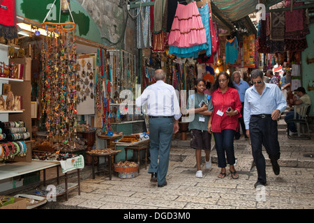 Jerusalem alte Stadtmarkt Stockfoto