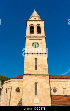 Neoromanische Kirche der Reinigung von Notre-Dame in Smokvica auf der Insel Korcula, Kroatien Stockfoto