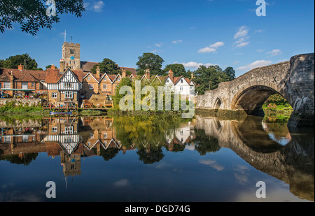 Aylesford Bridge, River Medway, Aylesford Stockfoto