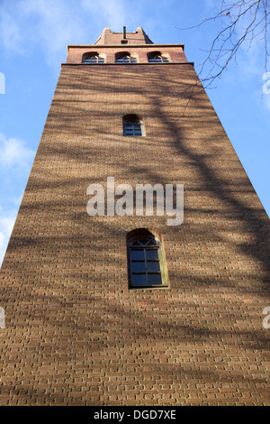 Zeigen Sie auf der Außenseite des Faringdon Folly an Stockfoto