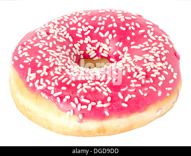 Donut isoliert auf weißem Hintergrund Stockfoto