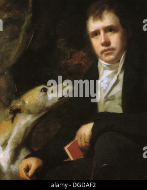 SIR WALTER SCOTT (1771-1832) schottischer historischer Schriftsteller gemalt von Henry Raeburn ca. 1825 Stockfoto