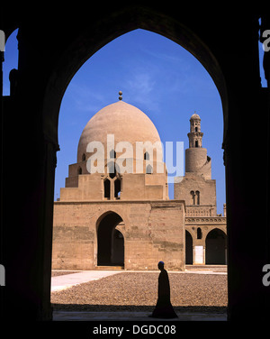 Ibn-Tulun-Moschee des 9. Jahrhunderts, Kairo, Ägypten, Afrika Stockfoto