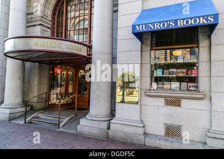 Munros Bücher Store in Victoria, BC; Von Alice Monroe und ihrem Ex-Mann eröffnet im Jahr 1963 Stockfoto