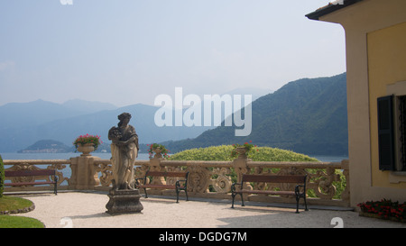 Villa del Balbianello. Lenno, Comer See, Lombardei, Italien. Drehort für den James Bond "Casino Royale" & Star Wars: Episode II Stockfoto