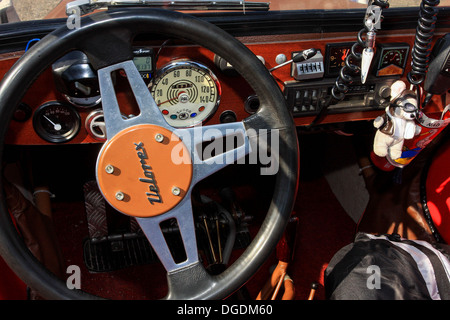 Velorex in der Tschechoslowakei wurde ein dreirädriger Kleinwagen hergestellt. Speziell für Behinderte entwickelt. Stockfoto