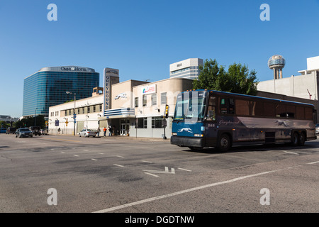 Greyhound-Bus-Station Dallas Texas USA Stockfoto